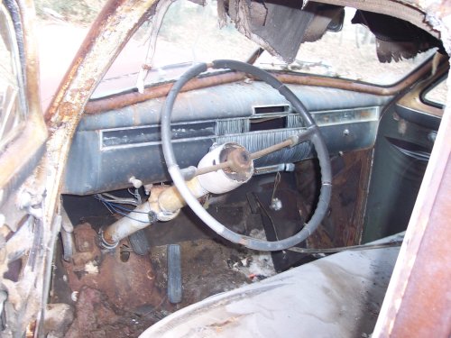 1940 Cadillac LaSalle, inside view